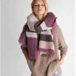NWOT Express Colorblock Blanket Scarf
